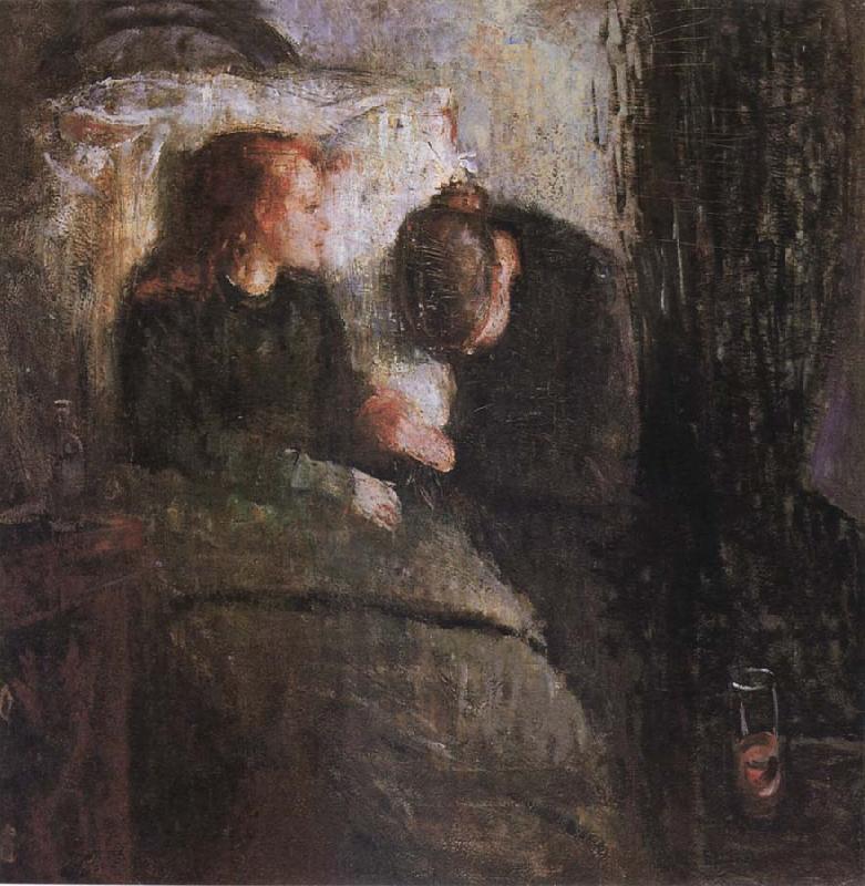 Edvard Munch The Children is ill